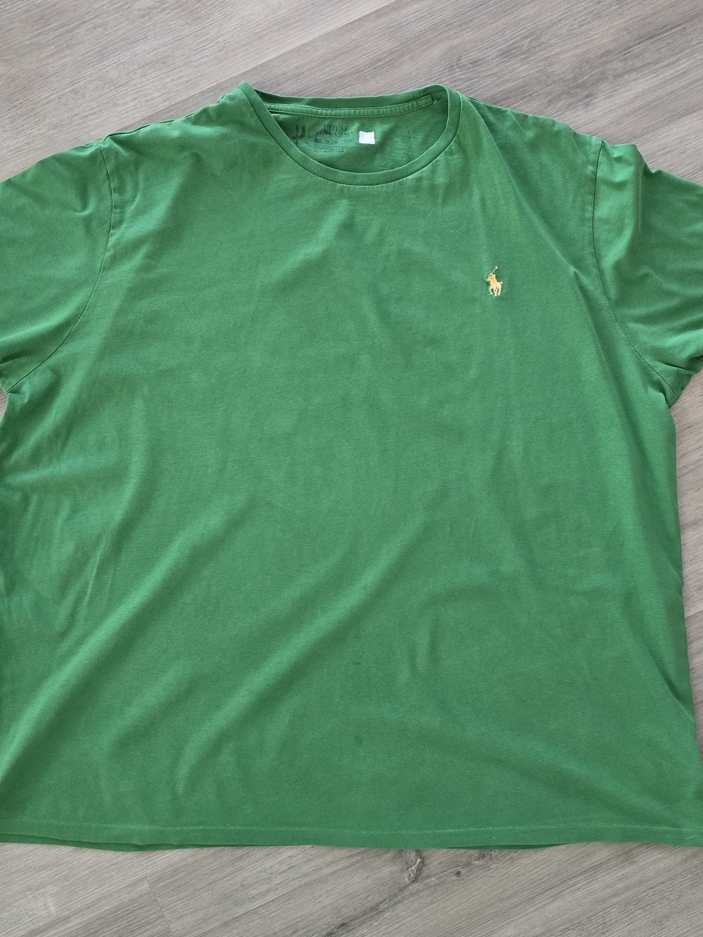 Polo Ralph Lauren | Green Short Sleeve Crew Tee with Gold Pony | Size Large